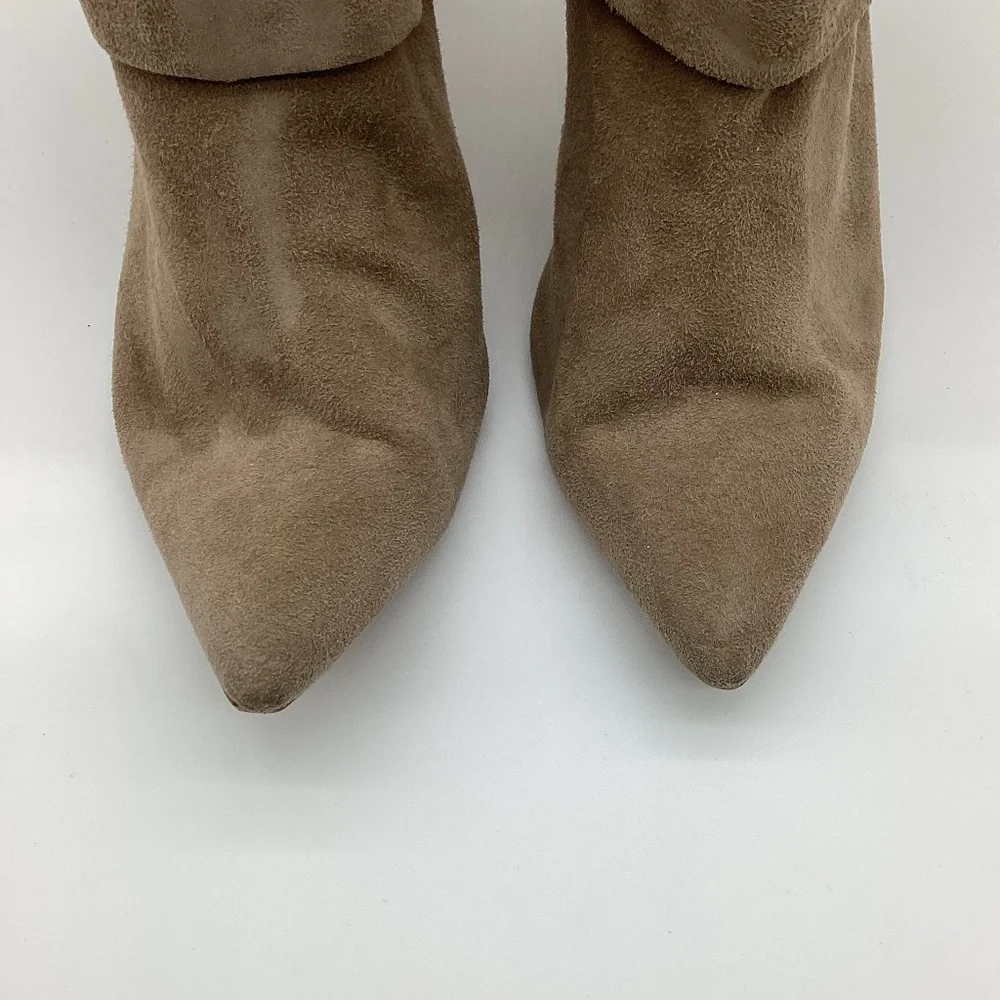 1841.Calvin Klein Taupe Wedge Booties Size 9 VGUC